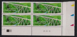 France - 2018 - N°Yv. 5247 - Viaduc Du Viaur - Bloc De 4 Coin Daté - Neuf Luxe ** / MNH / Postfrisch - 2010-2019