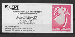 Nouvelle Calédonie Carnet C894 - Postzegelboekjes