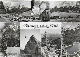 SCENES FROM LERMOOS, TIROL, AUSTRIA. Circa 1962 USED POSTCARD  Pa7 - Lermoos