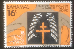 Bahamas - A1/38 - (°)used - 1982 - Michel 504A - 100 Jaar Ontdekking Van De TBC Bacterie - Bahamas (1973-...)