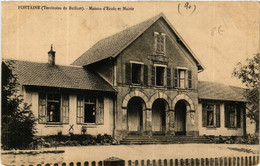 CPA Fontaine (Territoire De BELFORT) - Maison D'École Et Mairie (585095) - Fontaine