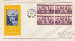 COVER. US. FDC. 15 AUG 39. CANAL ZONE. U.S.S.CHARLESTON - 1851-1940
