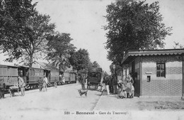 BONNEVAL - Gare Du Tramway - Train - Attelage De L'Hôtel De France - Animé - Bonneval