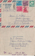 India  1972  Private Illustrated Air Mil Aerogram With Refugee Relief Dharamsala To Switzerland #  32957  D  Inde Indien - Inland Letter Cards
