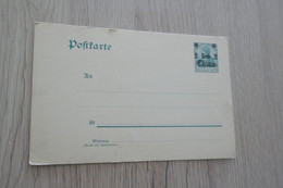 CHINE ENTIER POSTAL ALLEMAGNE SURCHARGE 2 CENTS CHINA - Deutsche Post In China