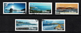 New Zealand 2017 Surf Breaks Set Of 5 Used - Gebraucht