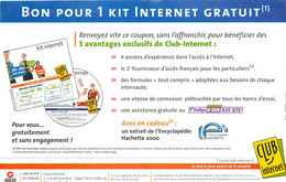 Publicités - Publicité Club Internet - ERS - Roissy En Brie - Bon état Général - Reclame