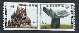 Grèce YT 1634-1635 Neuf Sans Charnière XX MNH Europa 1987 - Ungebraucht