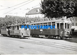 160587 SWITZERLAND CAROUGE THE TRAMWAY TRANVIA  POSTAL POSTCARD - Carouge