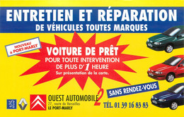 Publicités - Publicité Ouest Automobile 2 - Voitures - Le Port Marly - état - Advertising