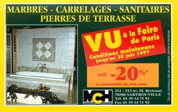 Publicités - Publicité MCH - Marbres - Carrelages - Sanitaires - Pierres De Terrasse - Sartrouville - état - Publicités