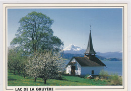Pont-la-Ville, Chapelle, Lac De La Gruyère Et Moléson, Vue De Printemps - Chapelle