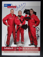 Autogrammkarte: WDR Fernsehen - Lokalzeit - Handsigniert 3 X Technik - Autografi