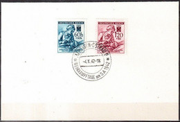 Bohemia And Moravia FDC 1942 Mi 111-112 Red Cross - FDC