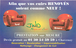 Publicités - Publicité JND - Magie Sur Cuir - Chavenay - Bon état - Advertising