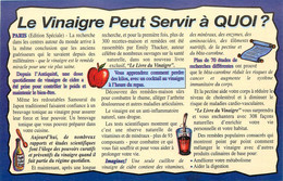 Publicités - Publicité La Maison Du Saule - Vinaigre - Le Vezinet - Bon état - Werbung