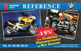 Publicités - Publicité Référence - Suzuki VZ 800 Maraude - BMW K 1200 RS - Motos - Moto - Le Chesnay - état - Werbung