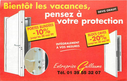 Publicités - Publicité Entreprise Guillaume - Portes Blindées - Le Chesnay - état - Reclame