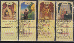 Israel 1999 - Mi.Nr. 1528 - 1531 - Gestempelt Used - Oblitérés (avec Tabs)