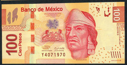 MEXICO P124b 100 PESOS 2009 Serie E  #Y407--  UNC. - México