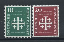 Allemagne - RFA N°109/10** (MNH) 1956 - Journée De L'église évangélique (bis) - Ungebraucht