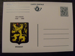 18750- Belgique Entier Postal Armoirie Du Brabant, Thème Lion, Neuf - Andere & Zonder Classificatie