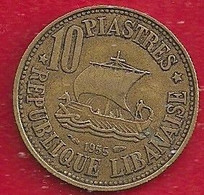 LIBAN 10  PIASTRES - 1955 - Liban