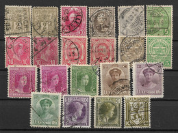 Luxembourg 1882-1930 Nice Old Lot Of Used Stamps. - Verzamelingen