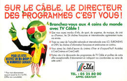 Publicités - Publicité TV Cable Sidecom - St - Saint Germain En Laye - Bon état - Pubblicitari