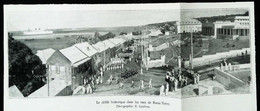 ►(1936) (Guadeloupe) Pointe-à-Pître - Arrivée D'un Paquebot - Coupure De Presse Originale (Encart Photo) - Historische Dokumente
