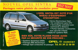 Publicités - Publicité Opel - Voitures - Automobile - Opel Sintra - état - Advertising