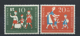 Allemagne - RFA N°129/30** (MNH) 1957 - Colonies De Vacances Des Enfant Berlinois (bis) - Ungebraucht
