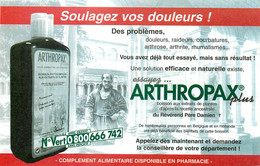 Publicités - Publicité Arthropax - Santé - Source Des Abbayes - Révérend Père Damien - Basel - Suisse - Bon état - Publicités