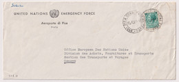 ITS67001 Italy 1981 P.T.P.O. Cover United Nations Emergency Force - 1981-90: Marcophilie