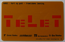 DENMARK - Magnetic - TELET - Promotional Card - 200ex - RR - Dänemark