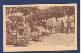 CPA [78] Yvelines > Freneuse Marché Market Aux Asperges Non Circulé - Freneuse