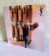 Dose D'essai "Touche éclat Le Teint " De Yves ST LAURENT Sur Carte Pour Collection - Perfume Samples (testers)