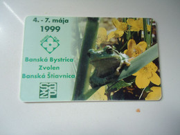 SLOVAKIA  USED CARDS BIRDS BIRD - Cocodrilos Y Aligatores