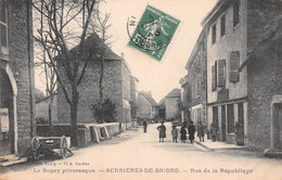 SERRIERES-de-BRIORD - Rue De La République - Le Bugey Pittoresque - Autres Communes