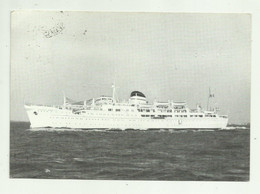 M/N CAMPANIA FELIX CON TIMBRO DELLA  NAVE SPEDITA DA BORDO - VIAGGIATA   FG - Andere & Zonder Classificatie