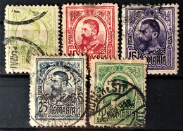 ROMANIA 1908 - MLH/canceled - Sc# 207-210 - Oblitérés