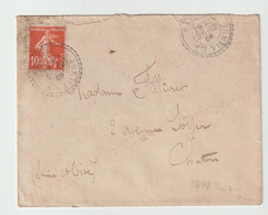 4273 Lettre 1909 CROMAC Pour Chatou Fillioux - 1877-1920: Semi-Moderne