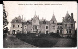Environs De St Mathieu. Château Rocher (Coté Sud). De Philippe Et Zeph à Melle E. Salaberry à Saint Palais. 1927. - Saint Mathieu