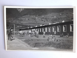 Carte-Photo-Autriche-Oflag XVIII A à Lienz/Drau, Camp De Prisonniers Pour Officiers Français WWII, Partie De Volleyball - War 1939-45