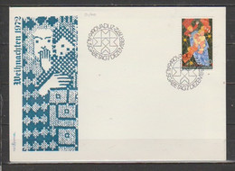 LIECHTENSTEIN-FDC-issued In 1972. -"CHRISTMAS". - Lettres & Documents