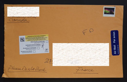 2019 Canada To France Cover (return To Sender / RTS Label) - Brieven En Documenten