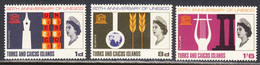 Turk And Caicos 1966 UNESCO Mint No Hinge,  Sc# ,SG 271-273 - Turks & Caicos