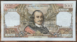 Billet De 100 Francs CORNEILLE 1 - 2- 1979 FRANCE X.1241 - 100 F 1964-1979 ''Corneille''