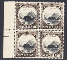 New Zealand 1935-42 Mint No Hinge, Perf 14, Block, Sc# ,SG 583c - Nuevos