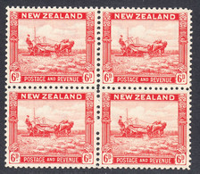 New Zealand 1936-42 Mint No Hinge, Perf 12.5, Block, Sc# ,SG 585b - Nuovi